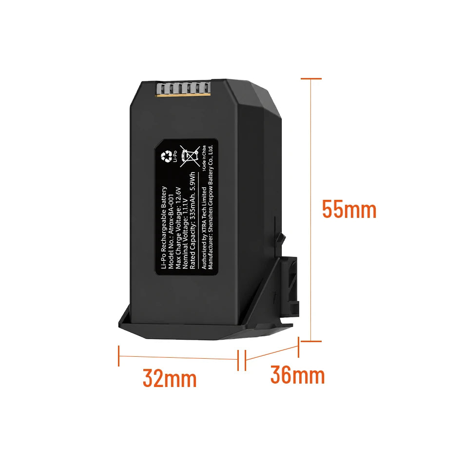 ATROX Rechargeable Modular Battery Pack | 11.1V 525mAh Battery